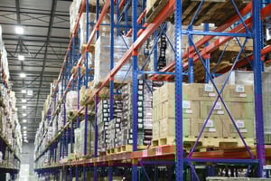 Interior of warehouse facility in Little Rock, Arkansas offering 3pl warehousing and fulfillment solutions
