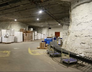 Underground cave 3pl warehouse in Kansas City metro