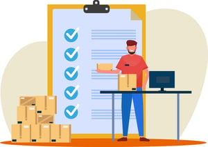 Partnering with a Fulfillment Center Illustration - Smart Warehousing