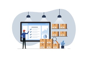 Warehouse Inventory Management Graphic | Smart Warehousing